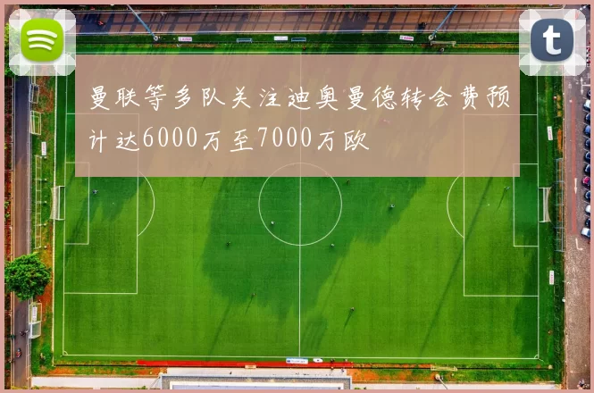 曼联等多队关注迪奥曼德转会费预计达6000万至7000万欧